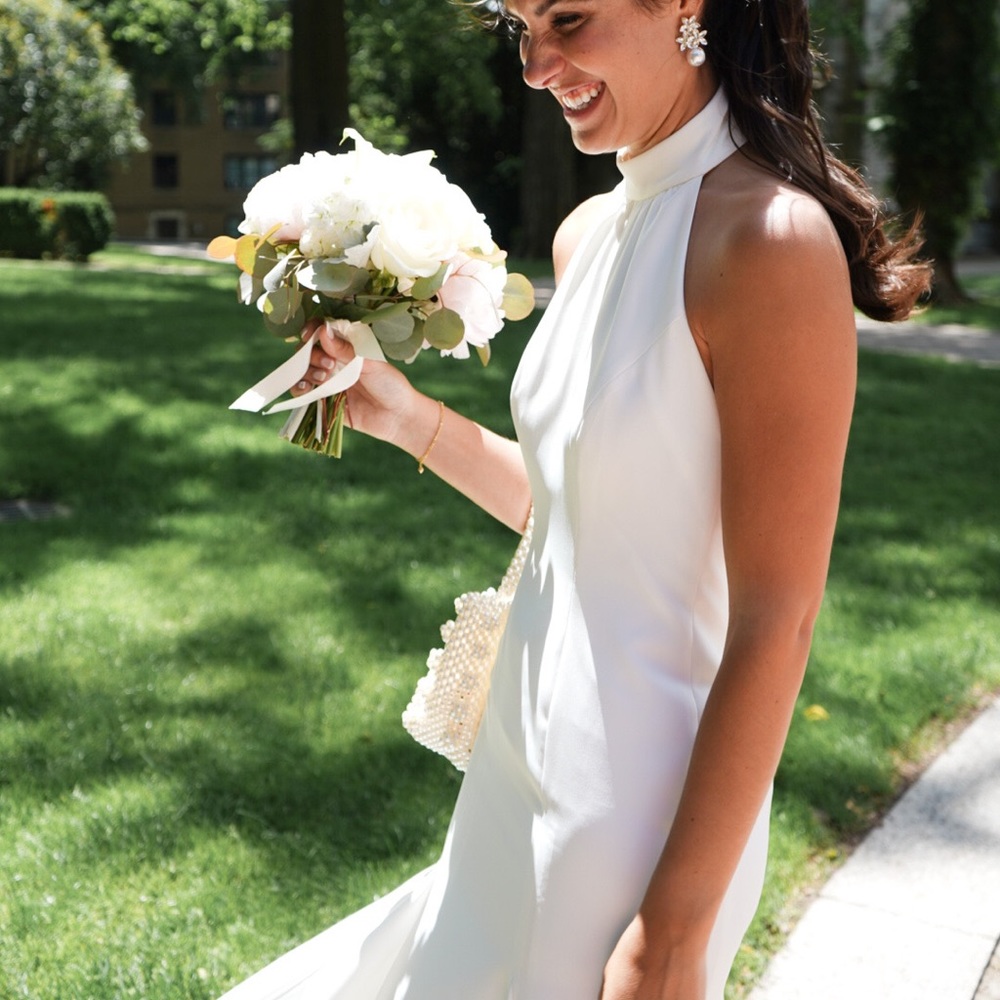 MILLY Penelope High Neck Cady Dress